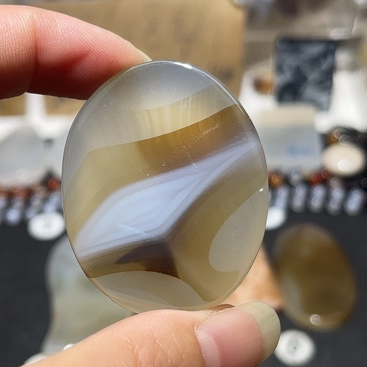 玛瑙/玉髓未镶嵌吊坠(不含链)