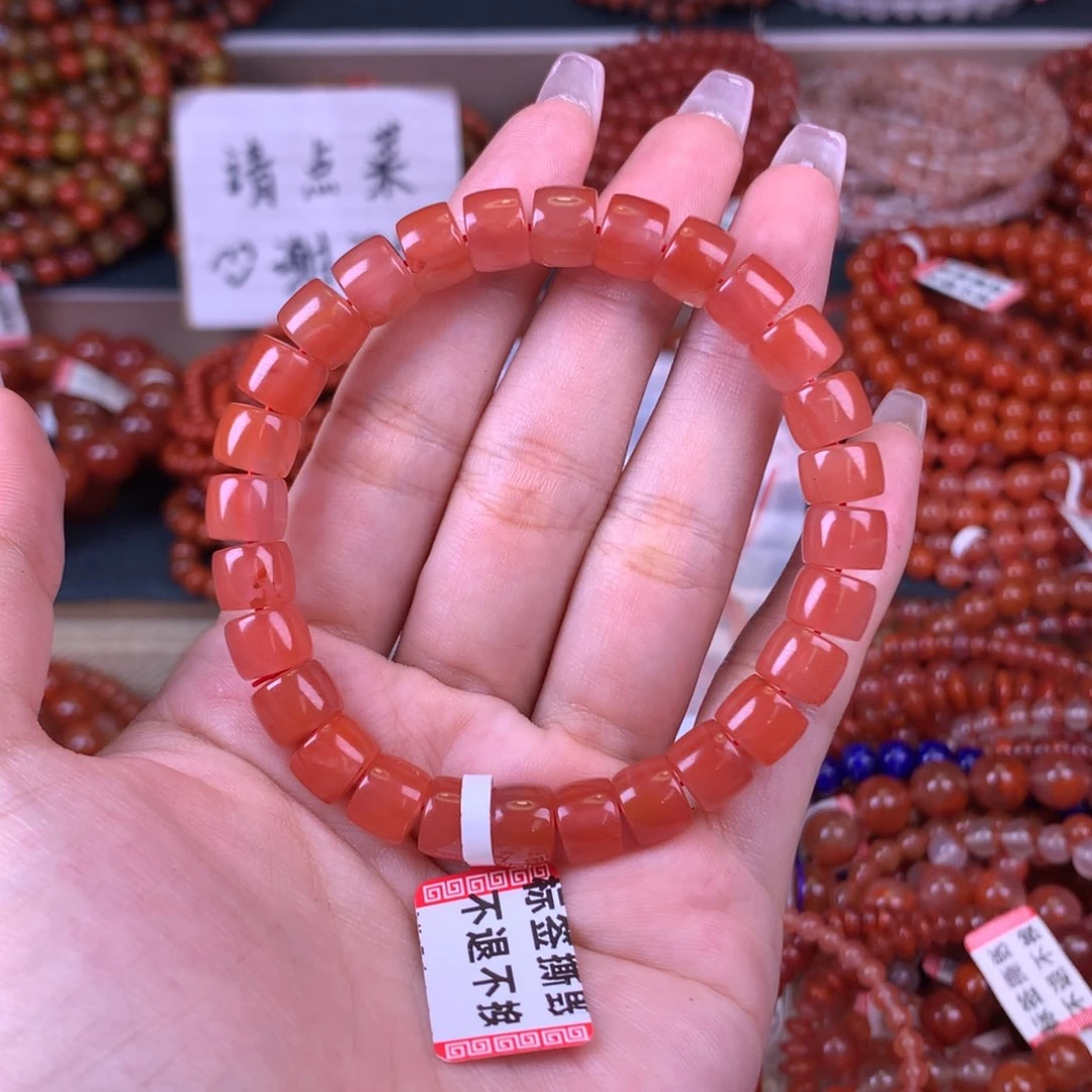 未镶嵌手链南红玛瑙卡8