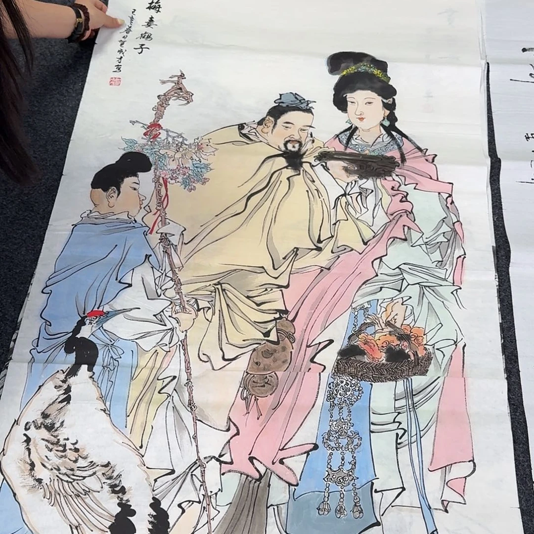 纯手绘年画好作品