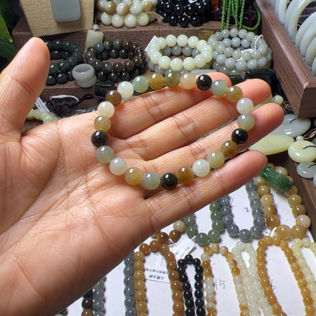 和田玉（糖玉）未镶嵌手链