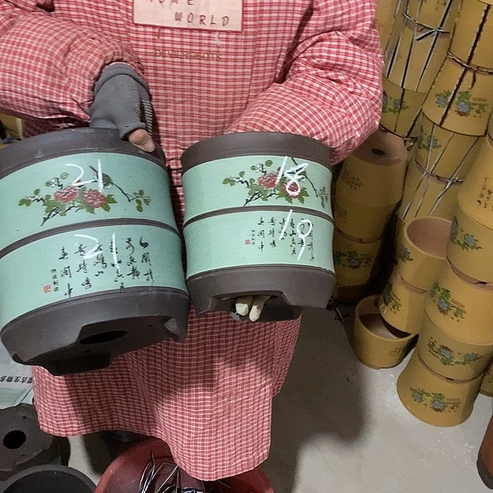 紫砂花盆紫砂花盆