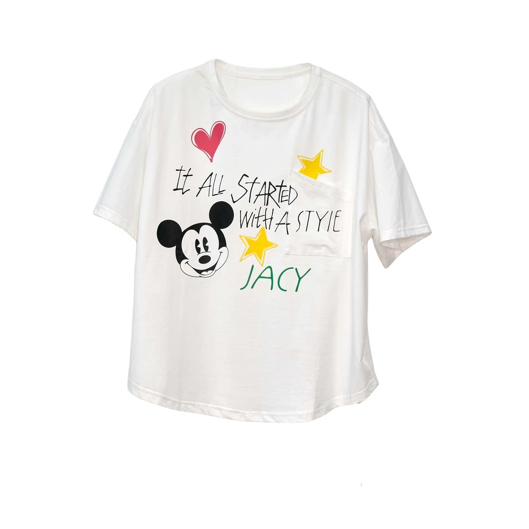 680金影奇大码印染短袖