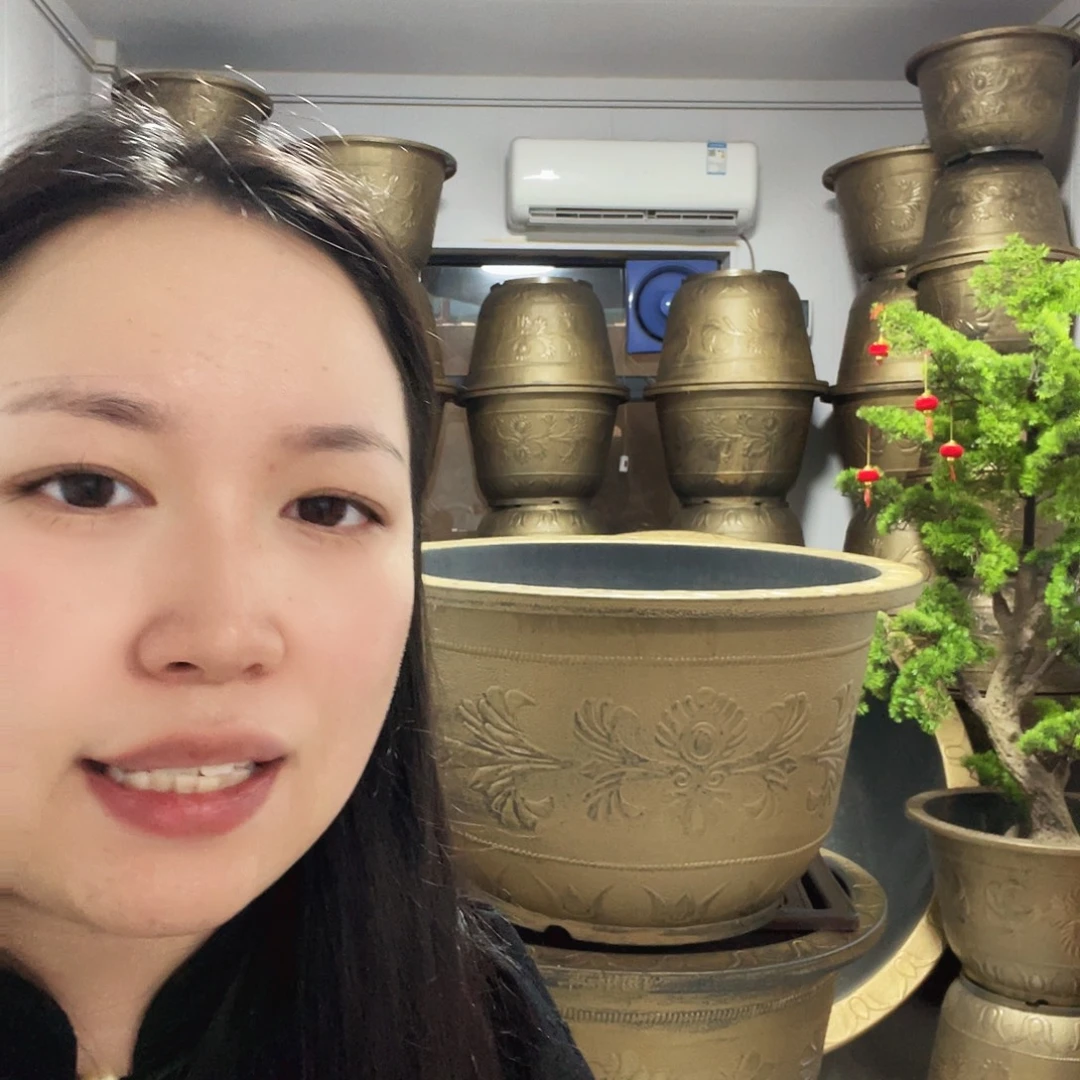 两个73大花盆有孔