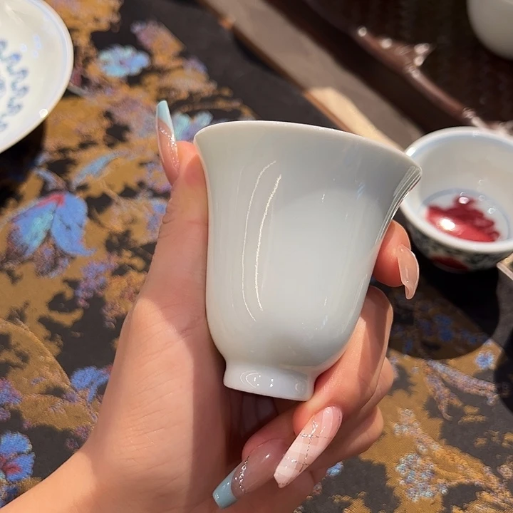 堂钟正窑玛瑙入釉单杯杯