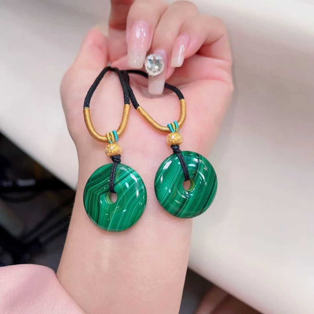 【李哥推荐】孔雀石吊坠@ZY51112008@多样性发一