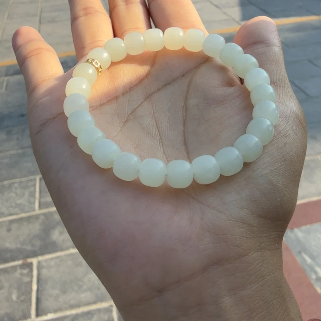 和田玉未镶嵌颈饰俄料白玉彬彬F多样性拍一发一