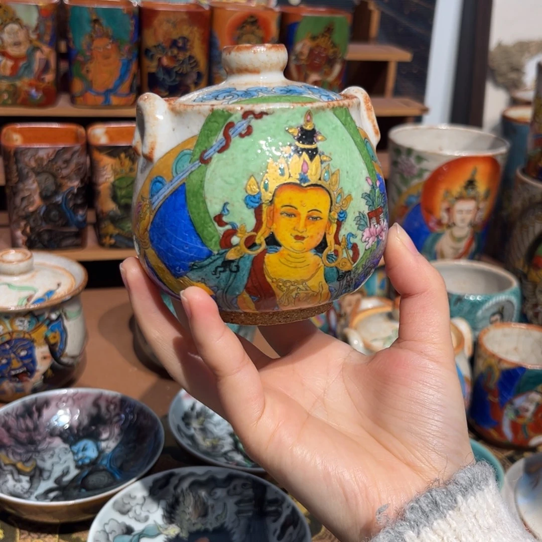 文殊景德镇手工工艺制作精细