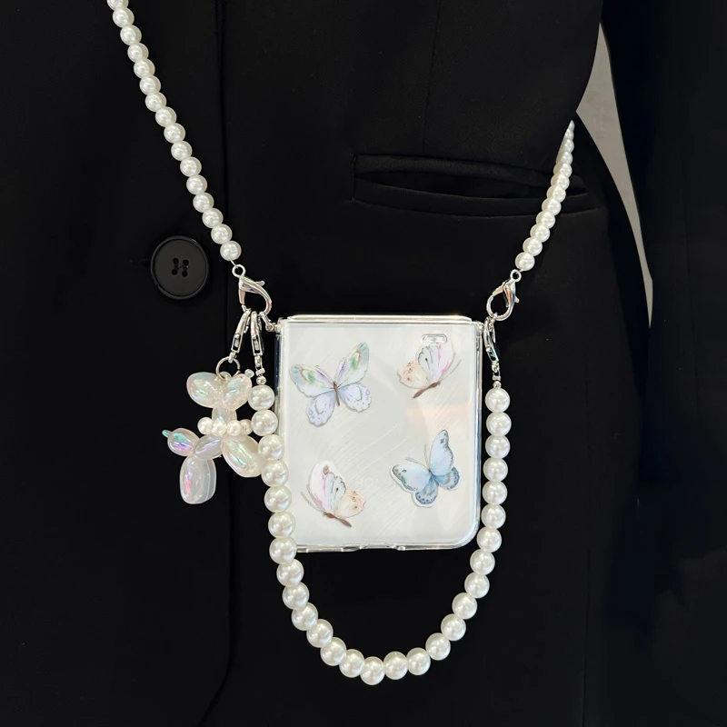 油画熊适用于荣耀magicvflip2手机壳简约小清新夏日折叠小屏透明