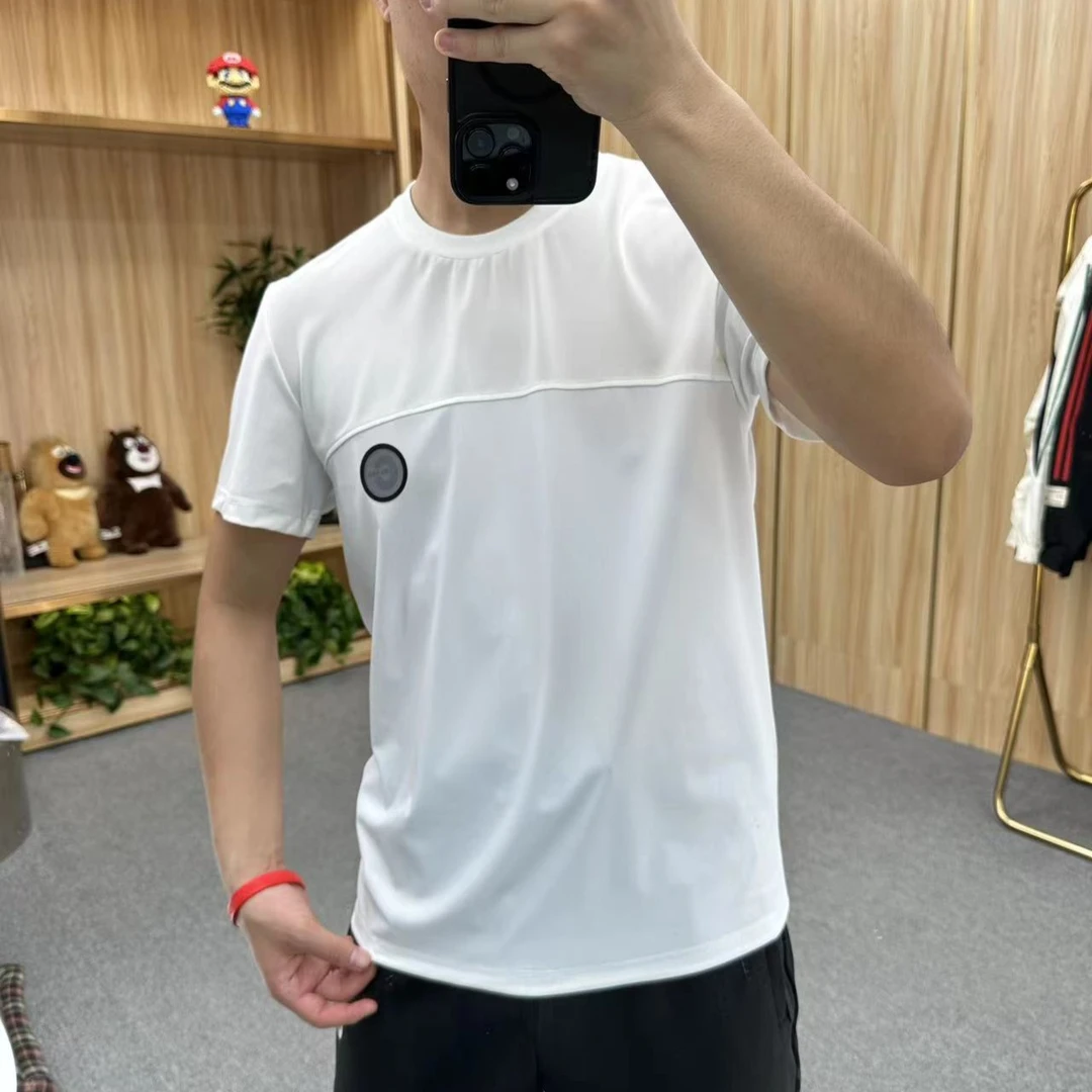 男士夏季薄款休闲百搭冰丝T恤 MZ008-1