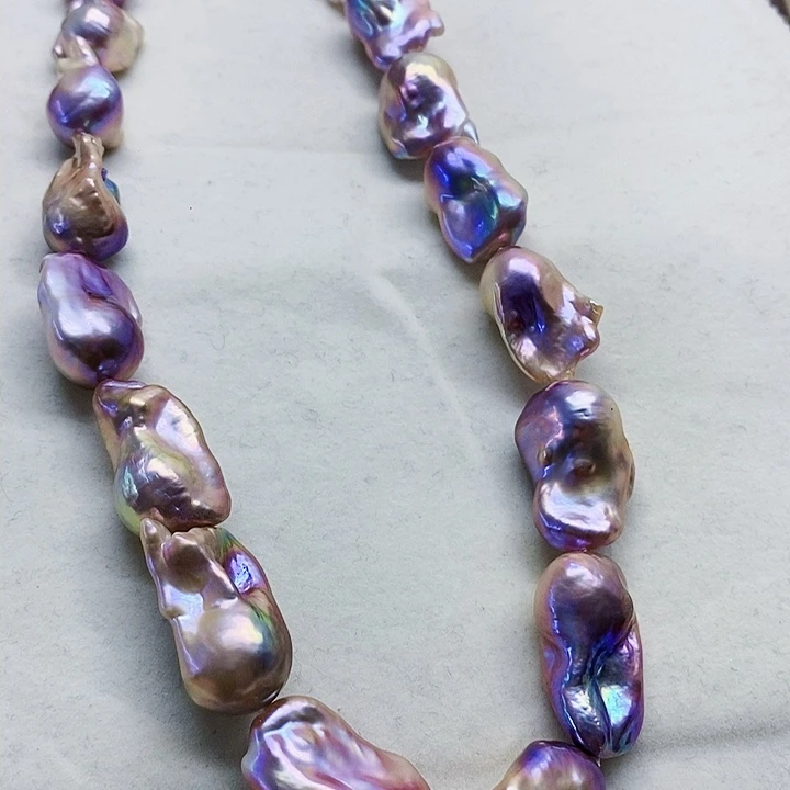 颈饰银S925镶嵌淡水珍珠日****）