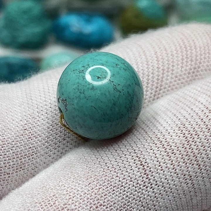 绿松石未镶嵌天然原矿 地大质检