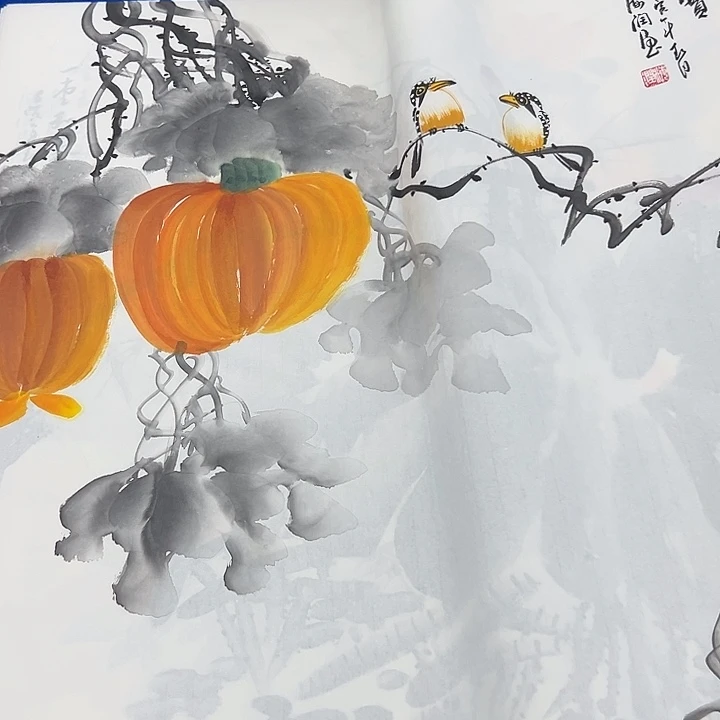 国画纯手绘作品欣赏图