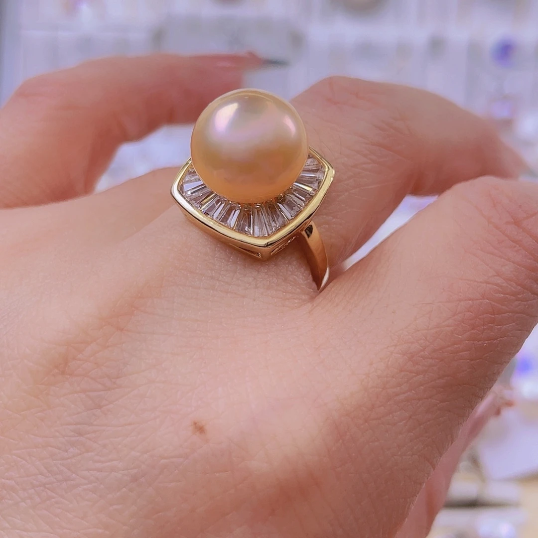 淡水珍珠未镶嵌戒指