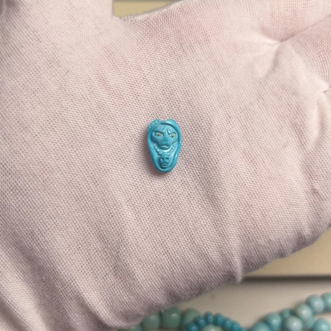 绿松石合金吊坠(不含链)