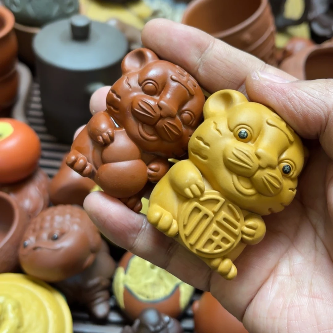 紫砂茶宠紫砂瑕疵