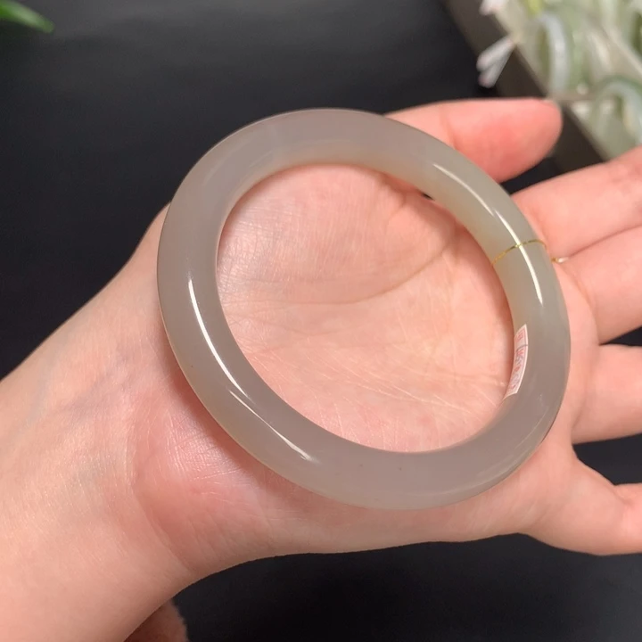 和田玉手镯未镶嵌59