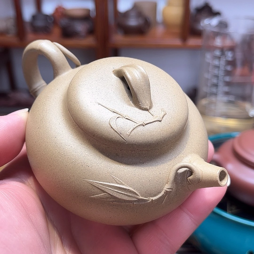 紫砂茶壶步步高升200毫升