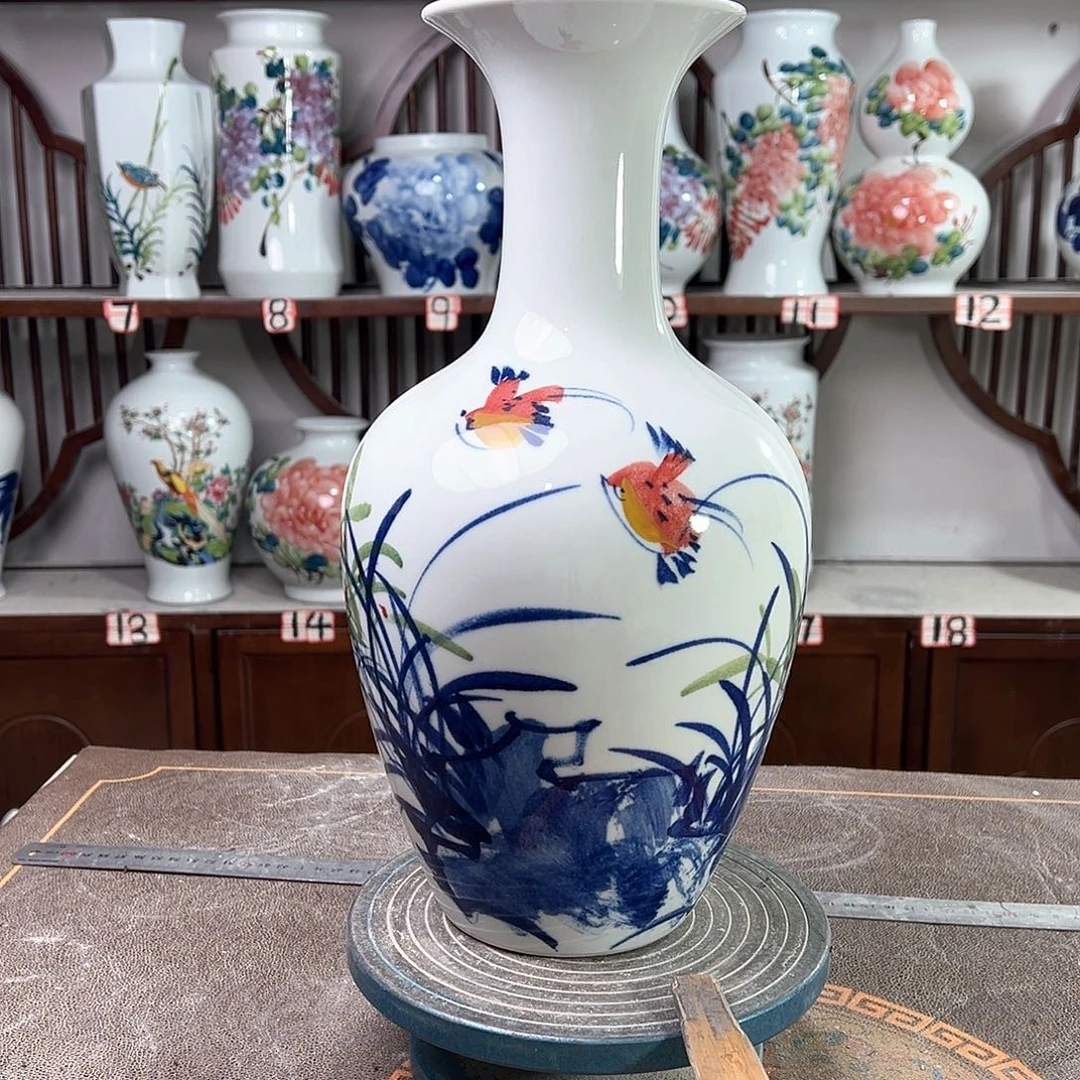 摆件景德镇陶瓷棒玉