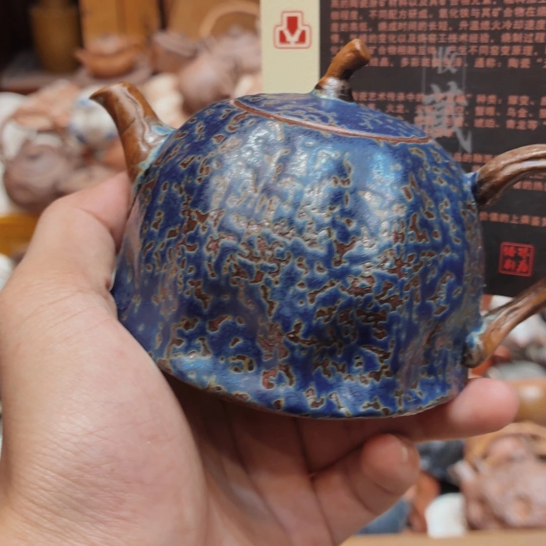 柴烧老岩泥高温茶器皿