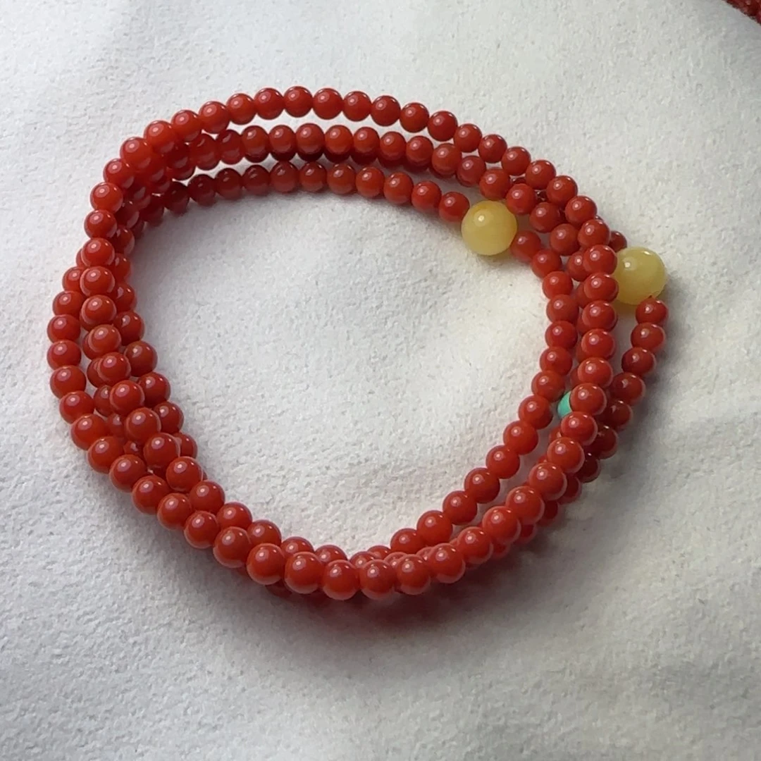 手串未镶嵌南红玛瑙