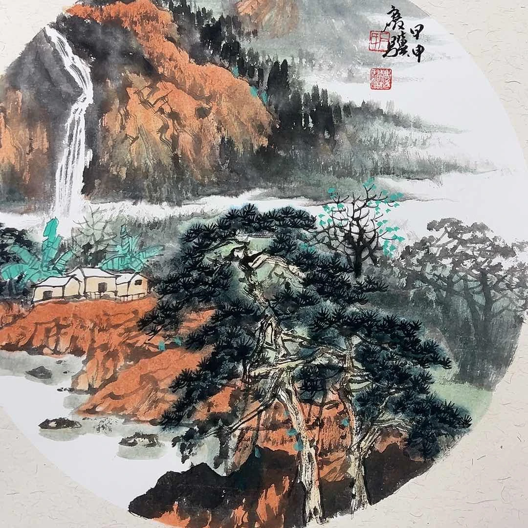 绘画国****D韩江书画石庆骥