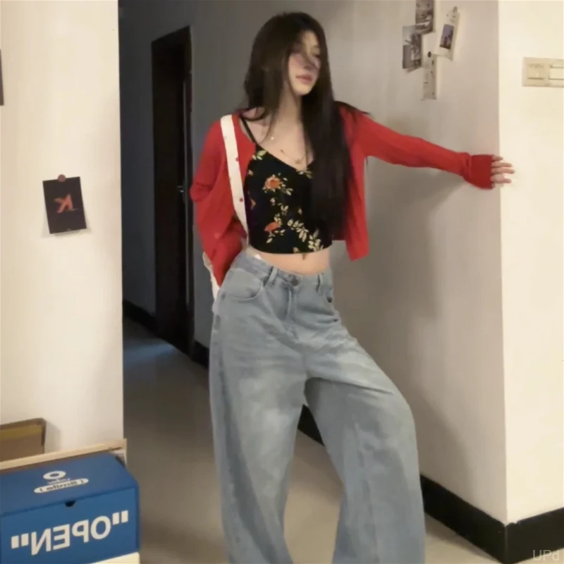 外穿爆款吊带背心带胸垫碎花吊带短款网红女背心显瘦打底修身美背