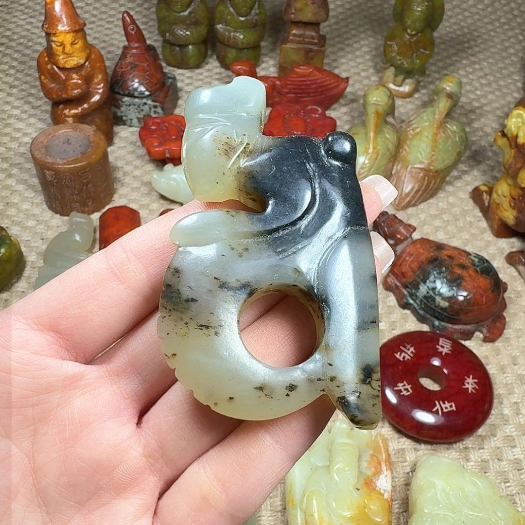 白玉菩提吊坠挂件