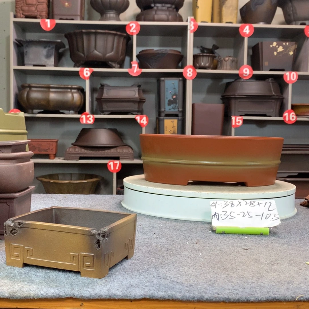 宜兴紫砂花盆库存处理