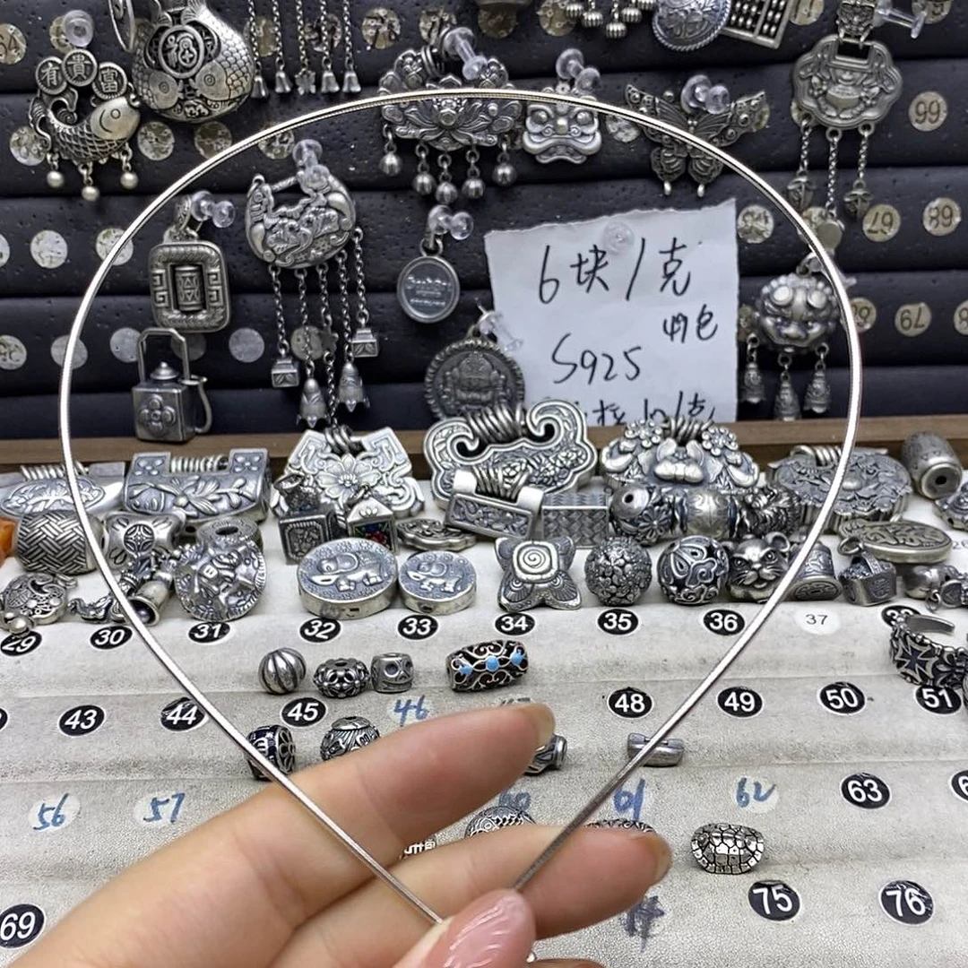 925银直播间选款银饰品