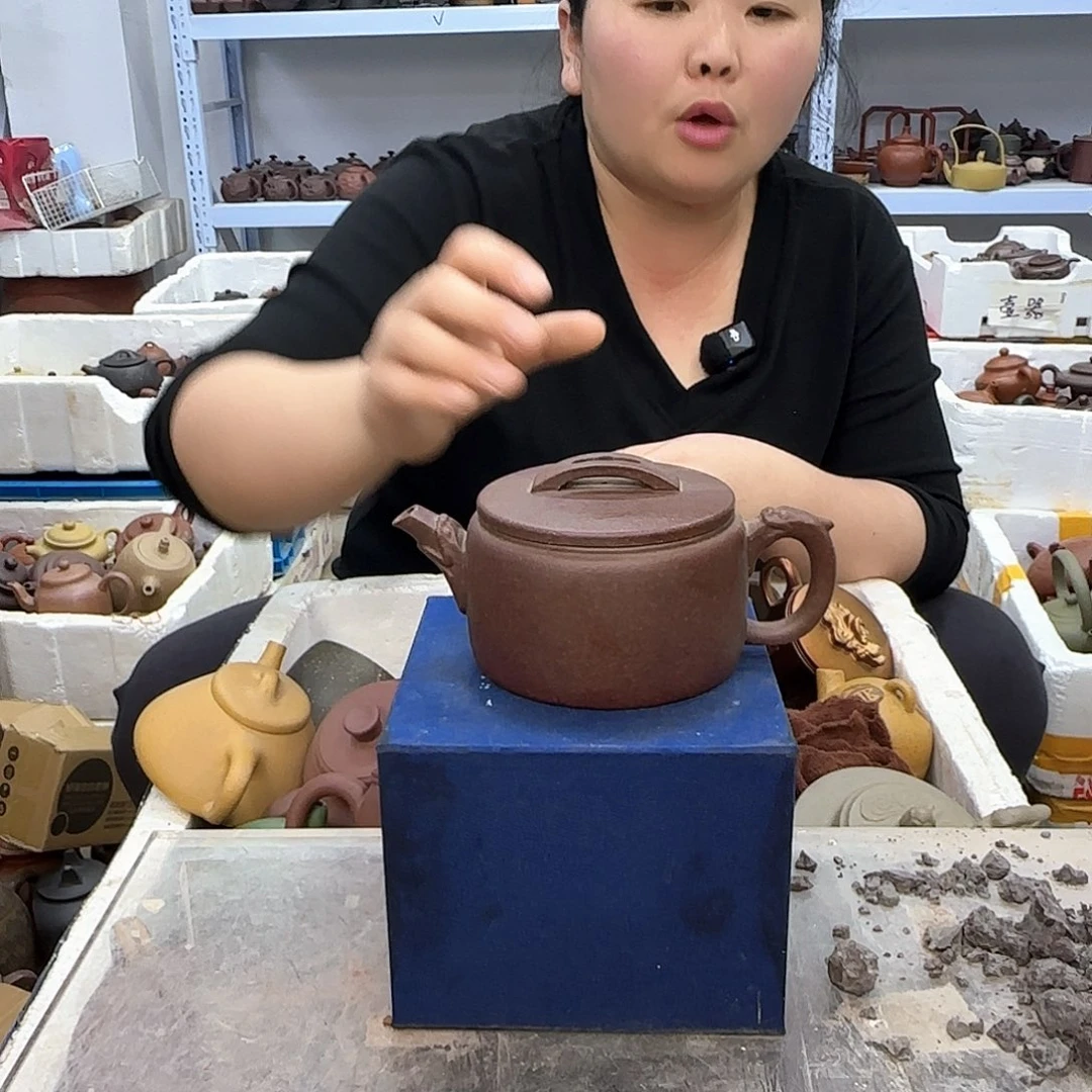 茶壶紫砂宜兴紫砂壶瑕疵处理