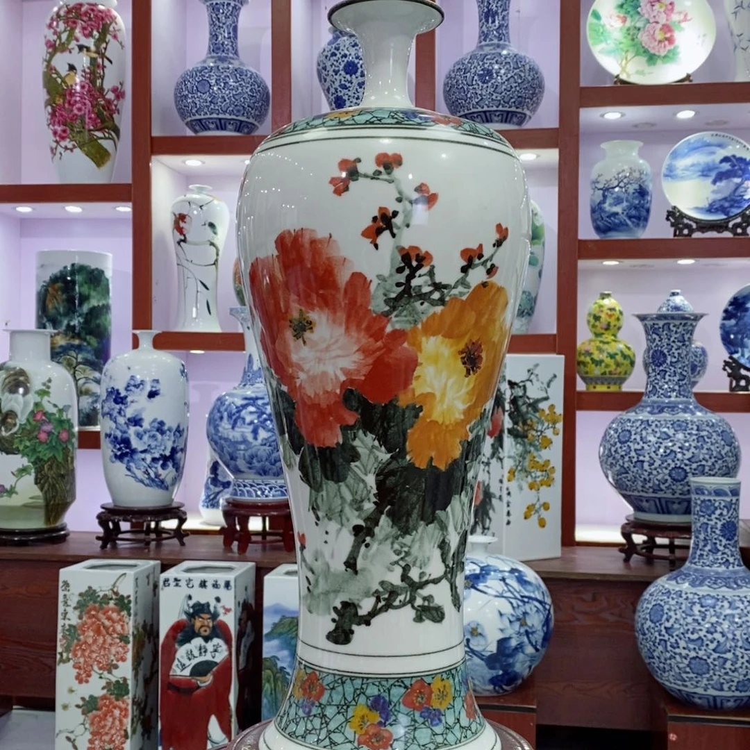 瓶景德镇手工手绘