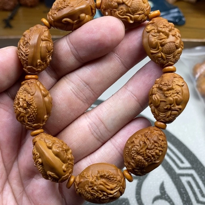 橄榄核手串/手链橄榄核雕工艺手串