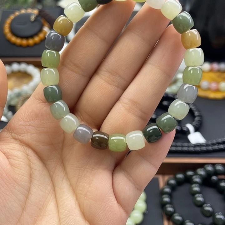 和田玉未镶嵌手串