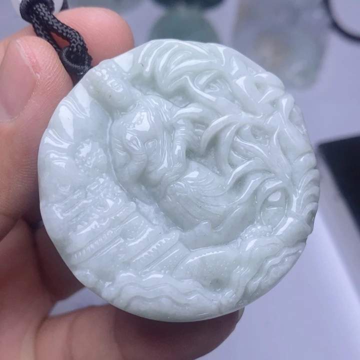 颈饰未镶嵌翡翠翡翠