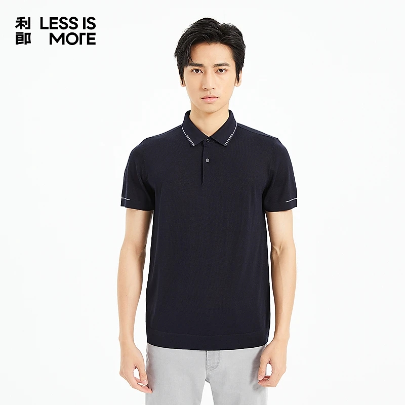 【商场同款】利郎LESSISMORE短袖常规Polo衫夏季男士半袖翻领上衣男