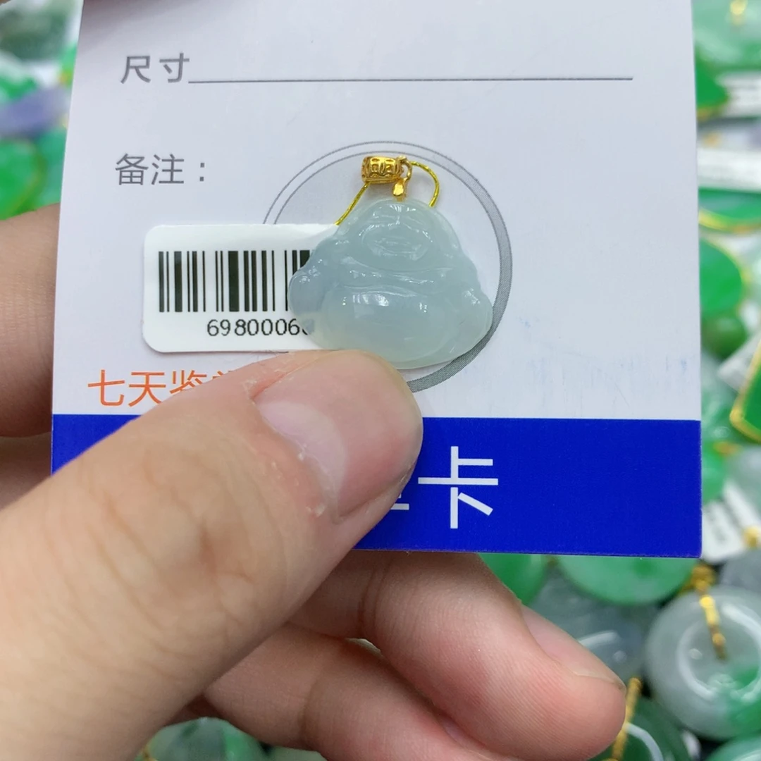 颈饰未镶嵌翡翠佛