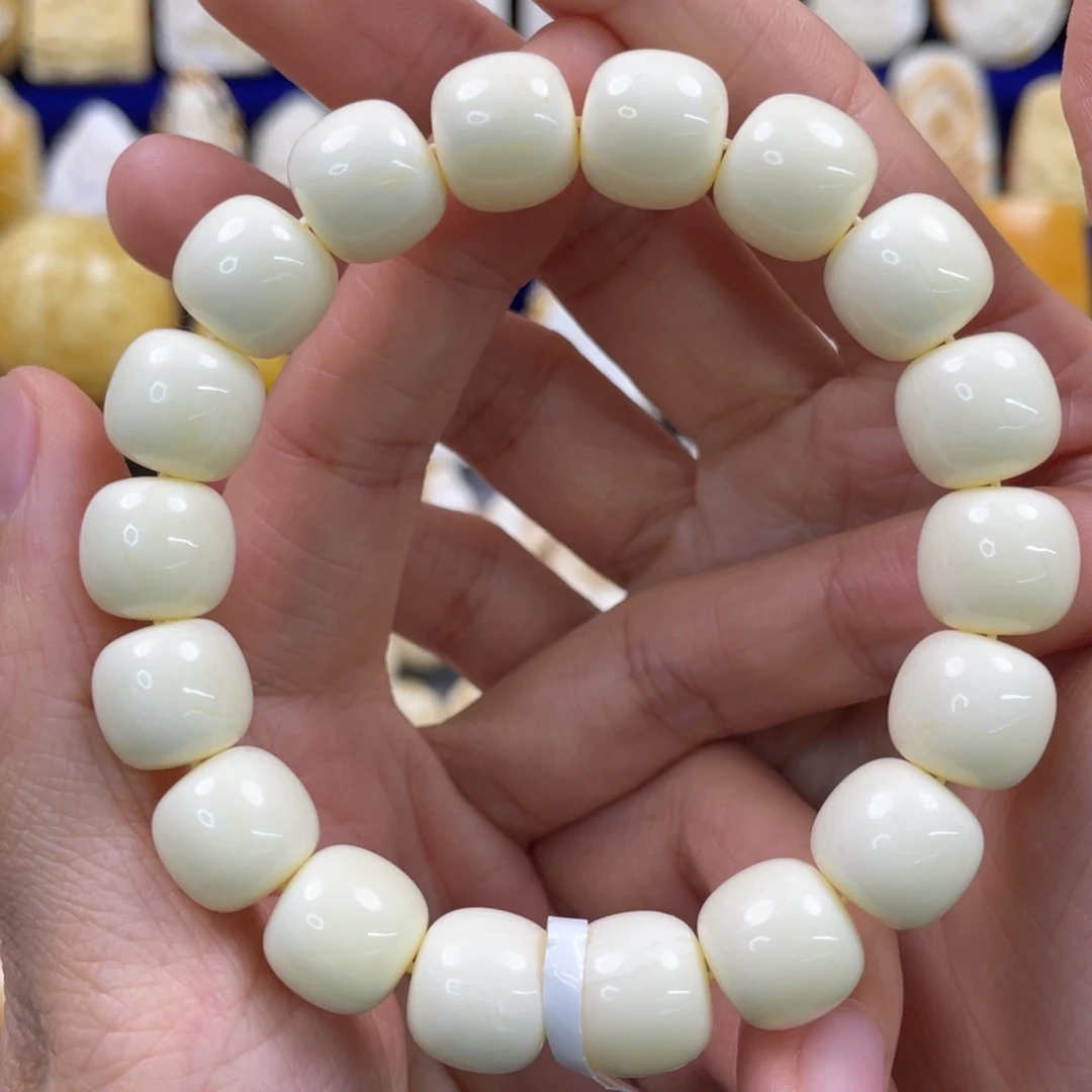 蜜蜡裸石未镶嵌琥珀蜜蜡手串卡12mm