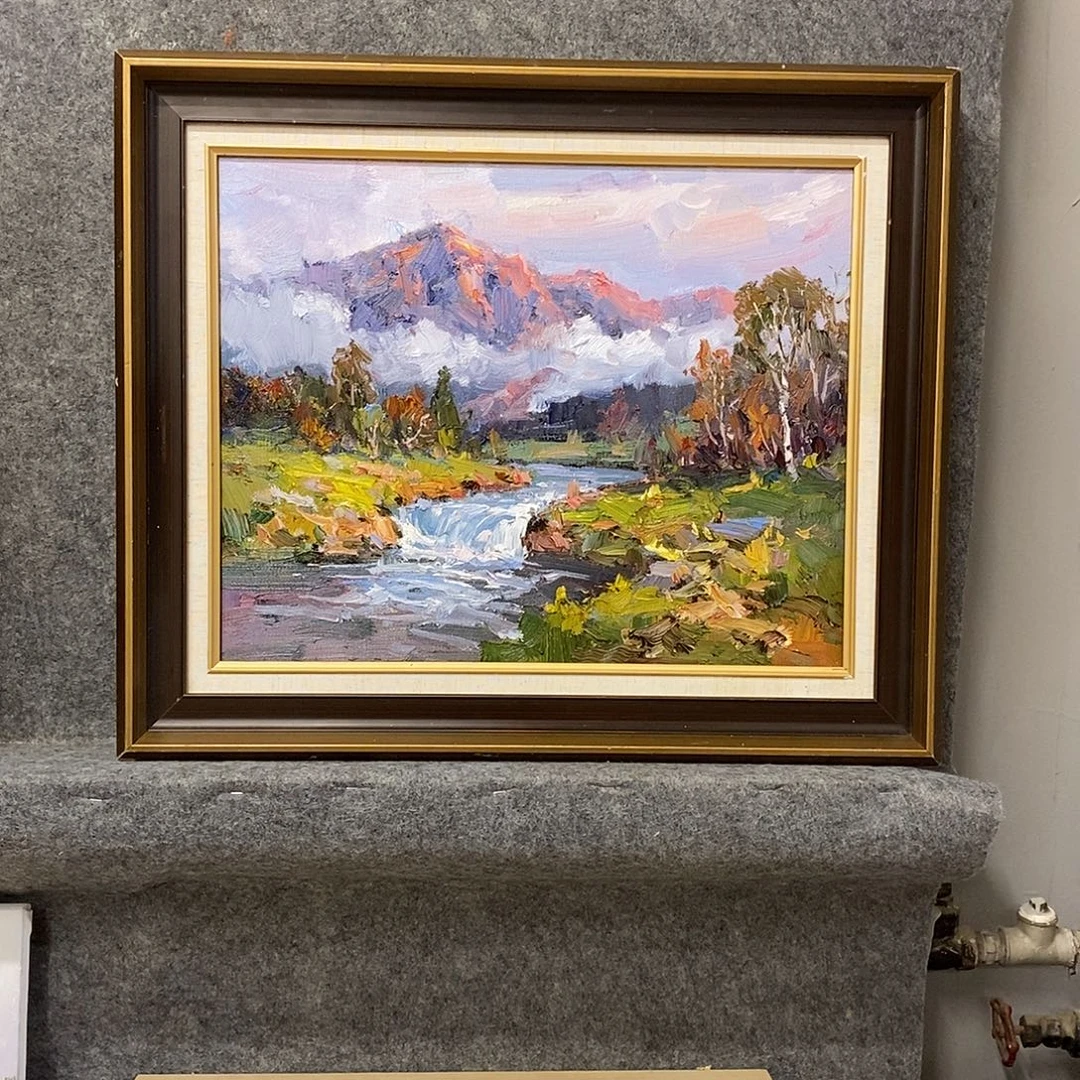 油画带外框画芯尺寸40x50cm