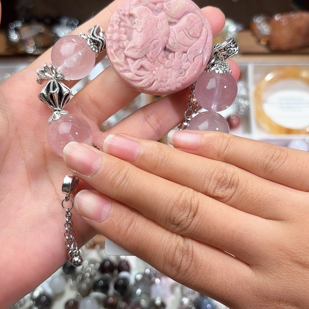 r***.水晶手串合金水晶