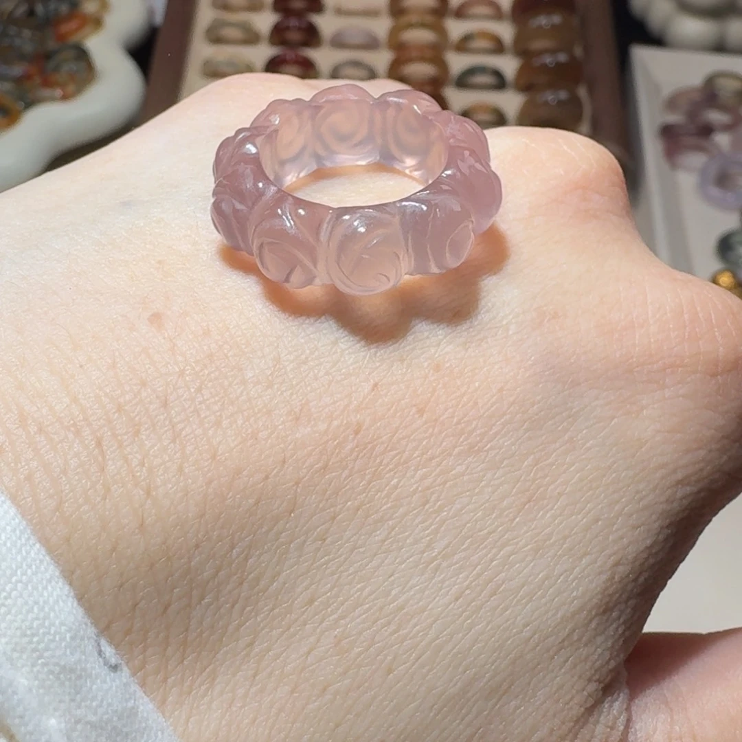 玛瑙/玉髓未镶嵌戒指