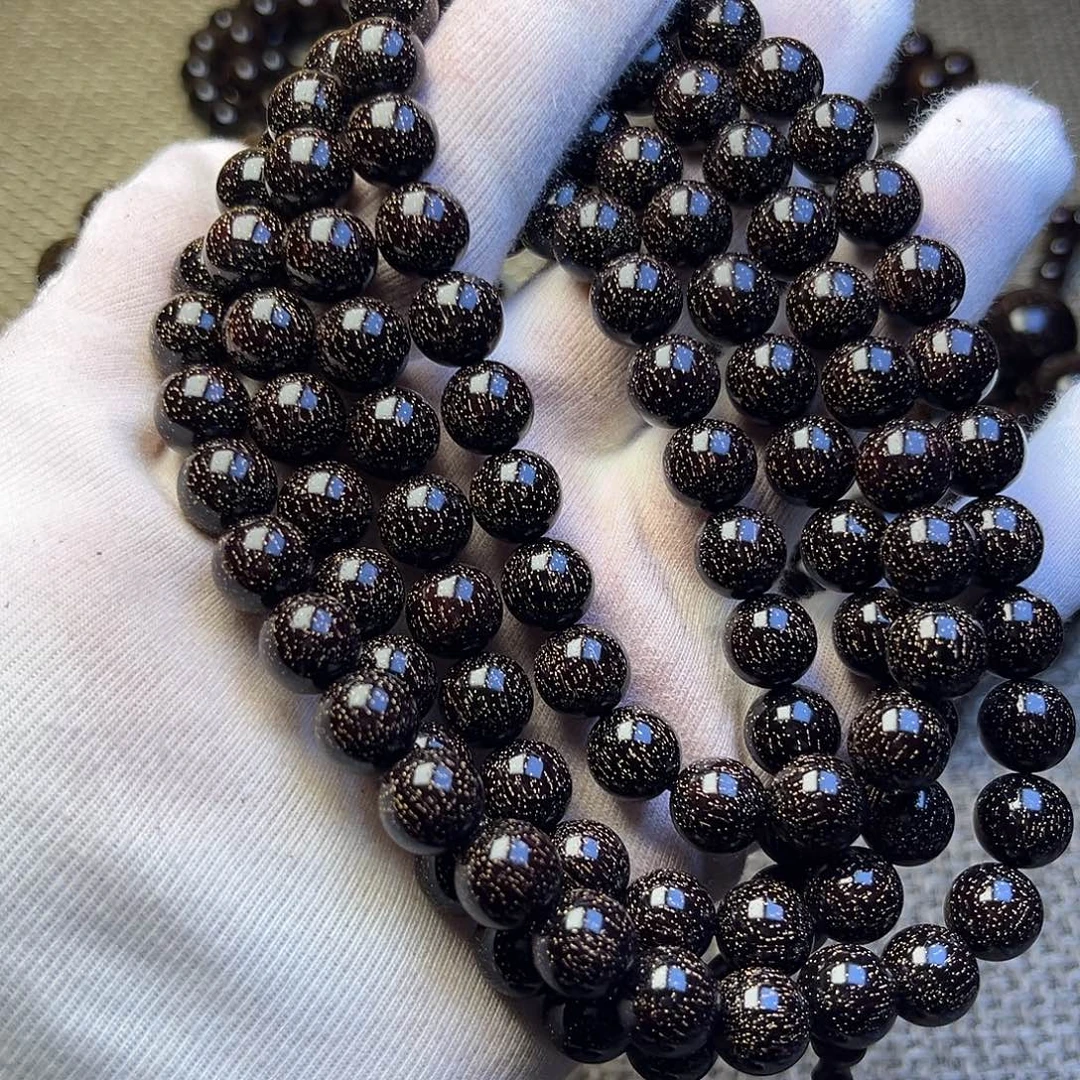 檀香紫檀（小叶紫檀）1.0 108颗爆星