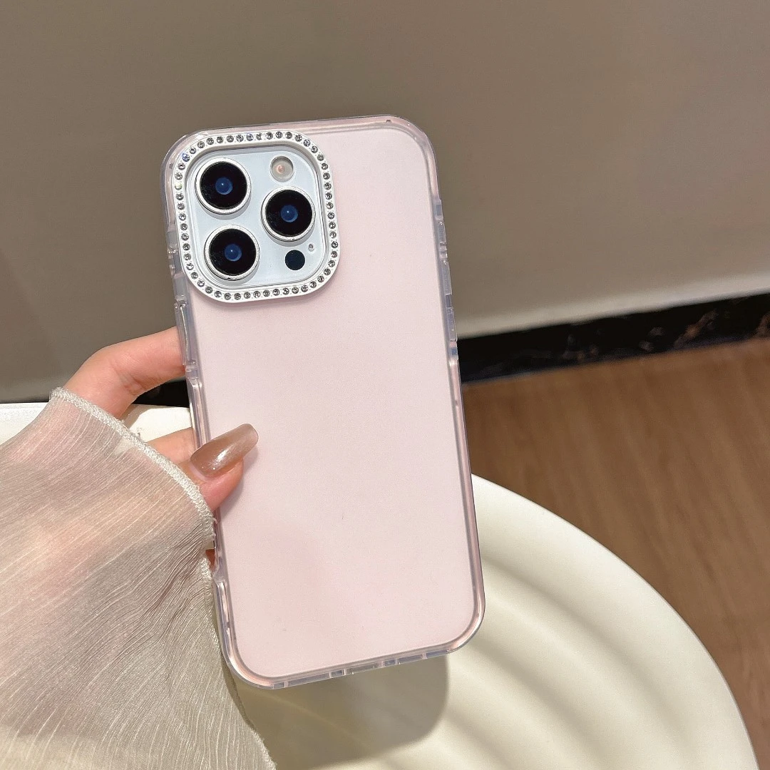 新款高颜值闪钻果冻壳适用iPhone16手机壳1415promax高级13防摔