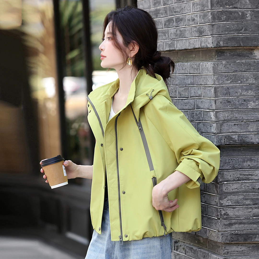 短款风衣外套女春秋2025早秋新款爆款气质小个子爆款休闲户外上衣
