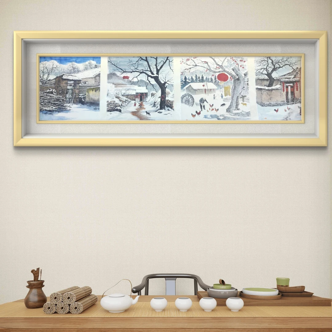 赵立鹤-忆 10米国画长卷