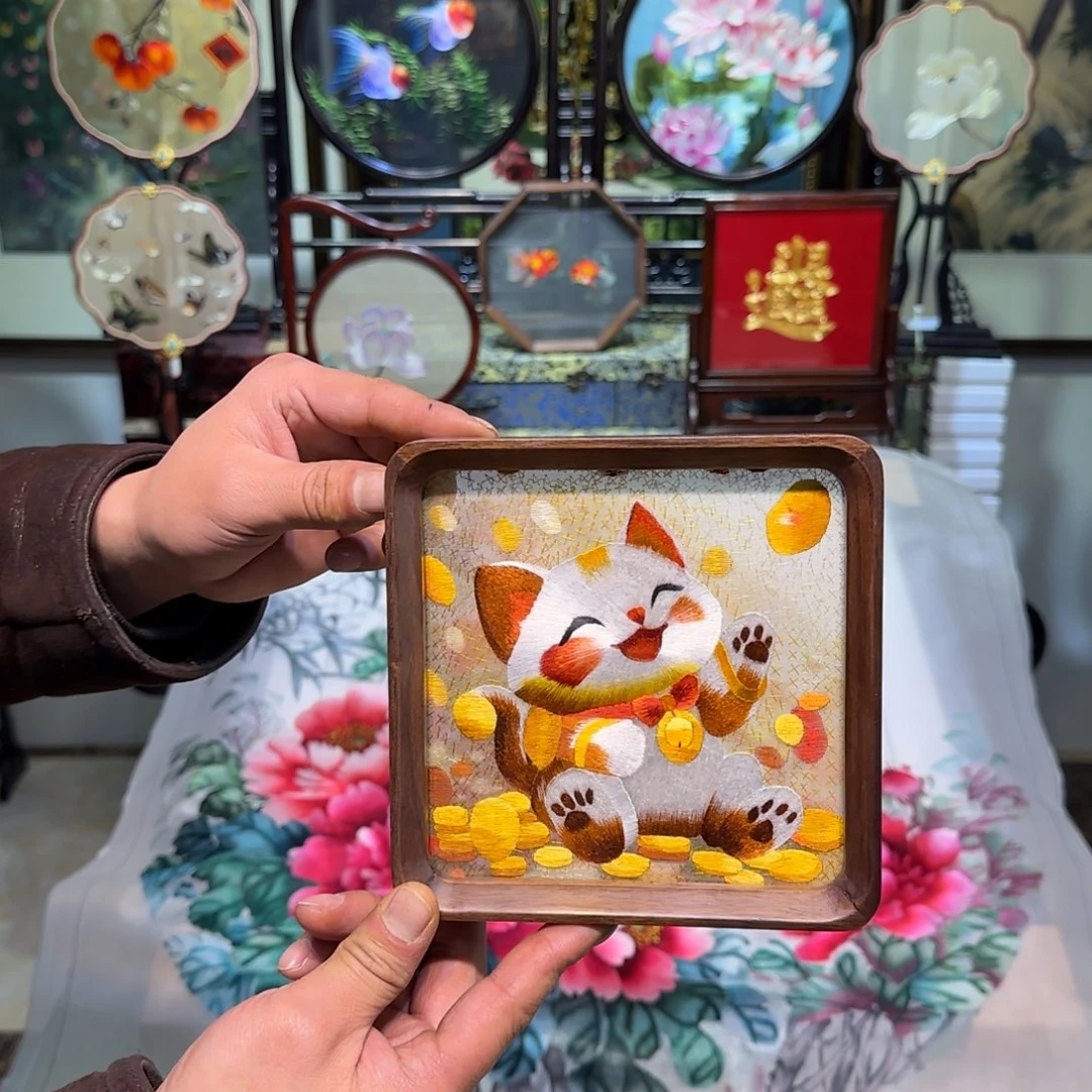 刺绣刺绣工艺精湛