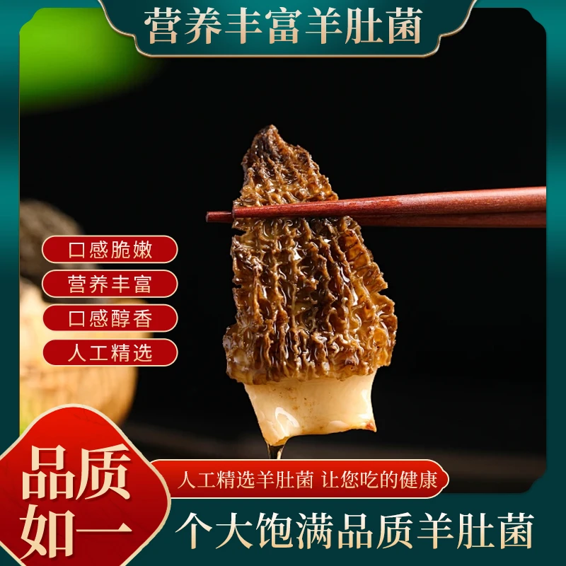【2025头茬干货】羊肚菌干货煲汤炖汤精选肉厚个头饱满头茬菌菇