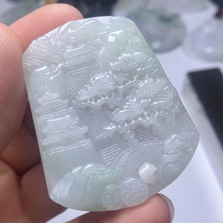 颈饰未镶嵌翡翠翡翠