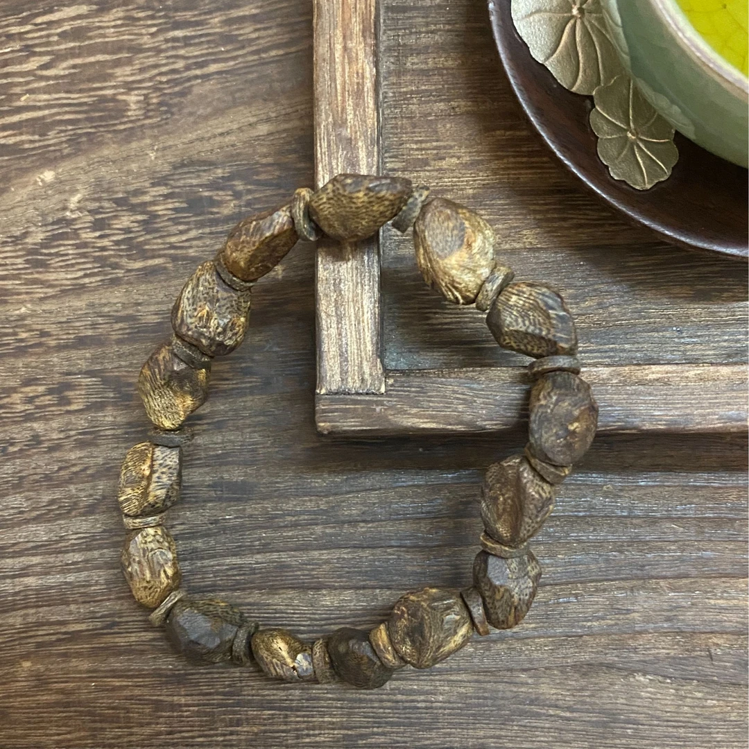 沉香沉香单圈树朾手串沉水级每一串都是您的专属香韵多样性发一