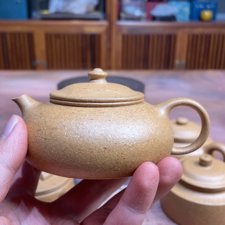 拖***拉茶壶紫砂宜兴紫砂原矿紫砂壶