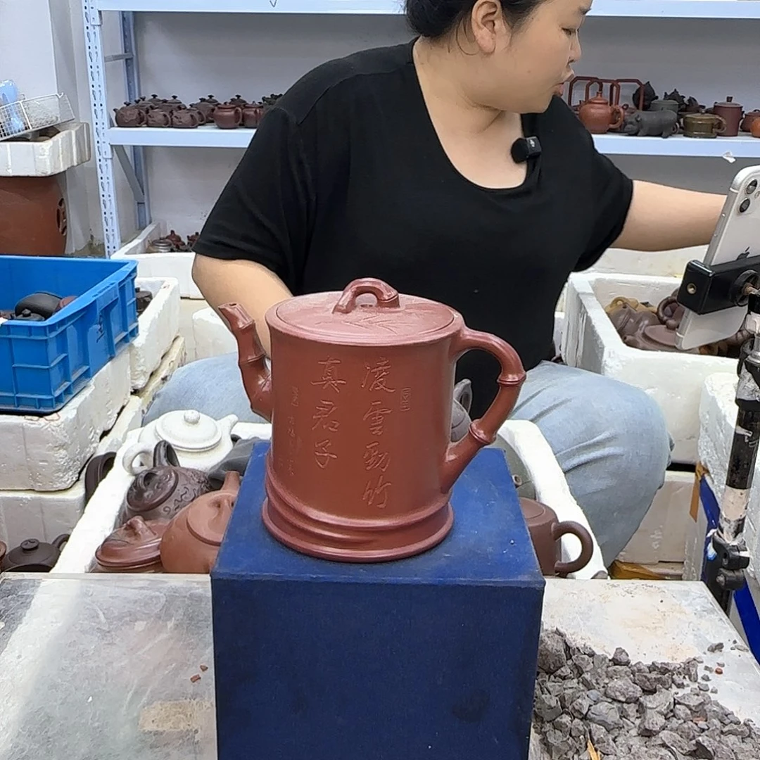 紫砂茶壶宜兴紫砂壶瑕疵处理